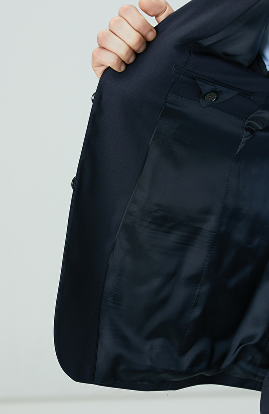 Lacivert Yün Takım Elbise