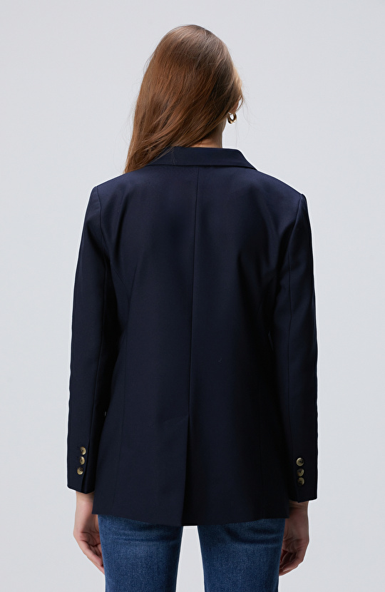 Lacivert Blazer Ceket