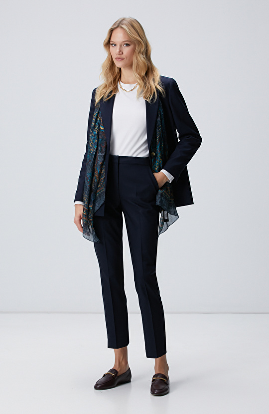 Lacivert Basic Skinny Pantolon Lacivert Basic Skinny Pantolon