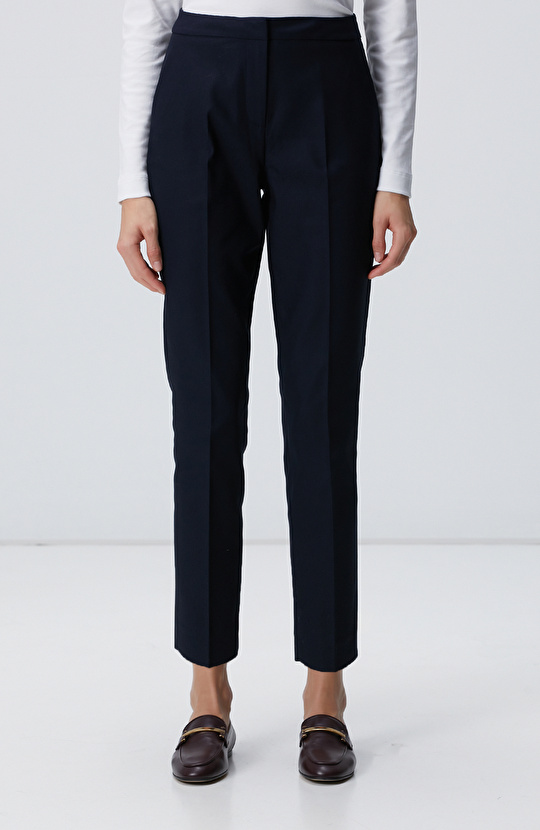 Lacivert Basic Skinny Pantolon