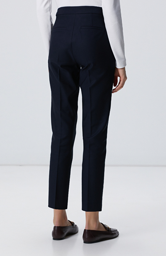 Lacivert Basic Skinny Pantolon