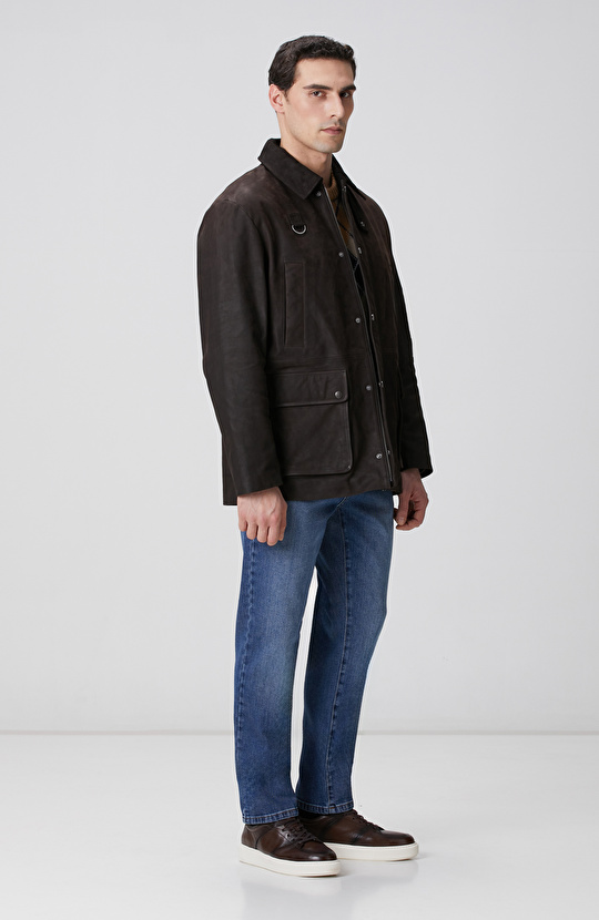 Kahverengi Nubuk Deri Kaban