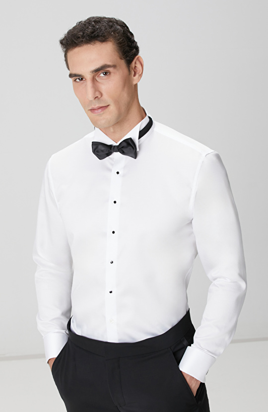 Beyaz Smokin Gömlek