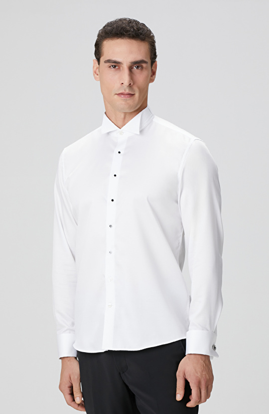 Beyaz Smokin Gömlek