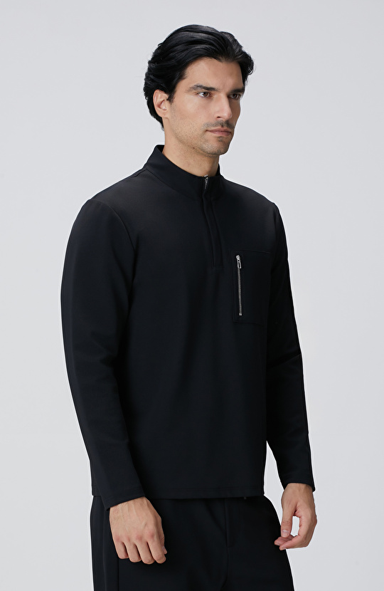 N-Tech Siyah Sweatshirt