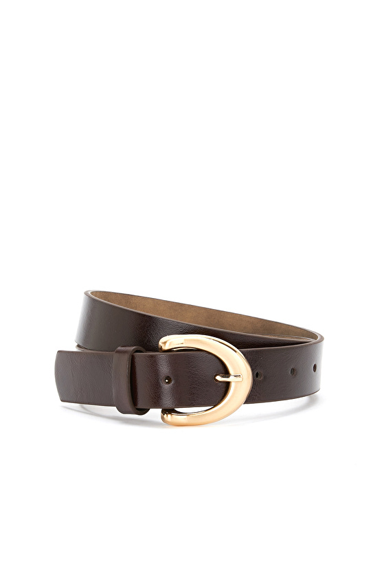 Acı Kahve Kadın Süet Kemer