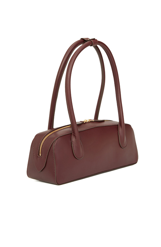 Bordo Kadın Deri Çanta