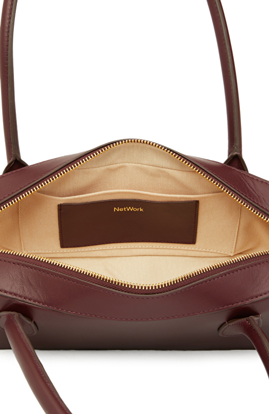 Bordo Kadın Deri Çanta