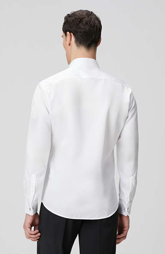 Non-Iron Beyaz Smokin Gömlek