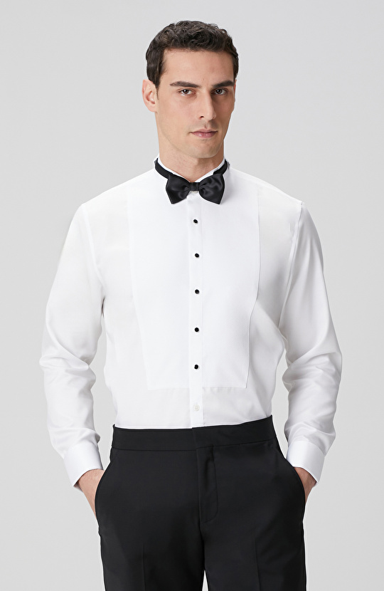 Non-Iron Beyaz Smokin Gömlek Non-Iron Beyaz Smokin Gömlek