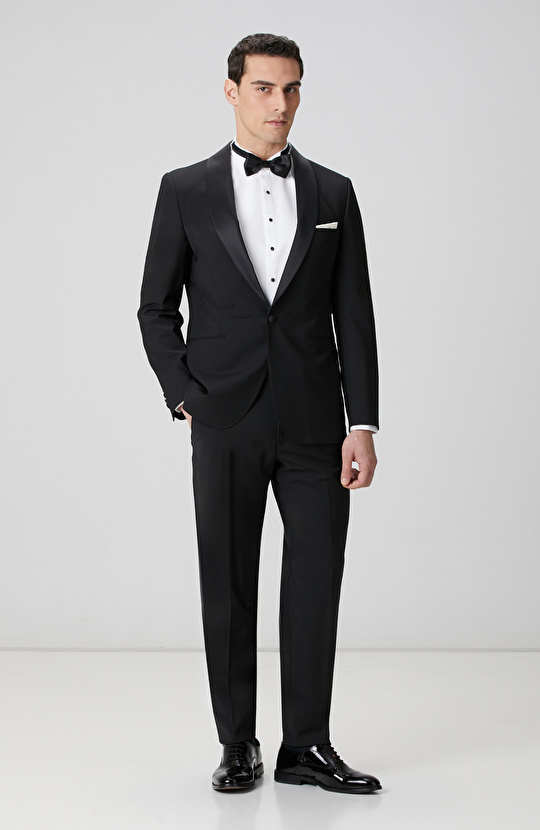 Non-Iron Beyaz Smokin Gömlek