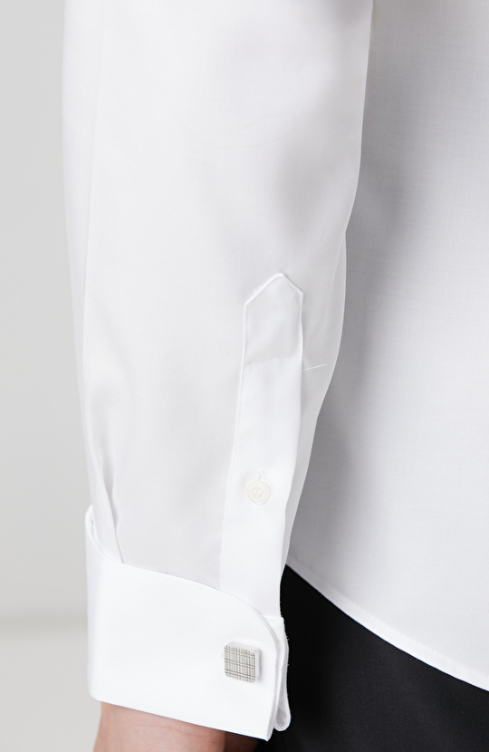 Non-Iron Beyaz Smokin Gömlek