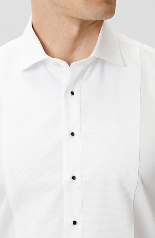 Non-Iron Beyaz Smokin Gömlek