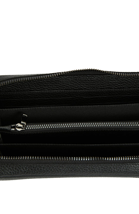 Kahverengi Erkek Deri Clutch