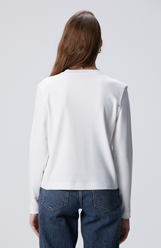 Beyaz Basic Sweatshirt