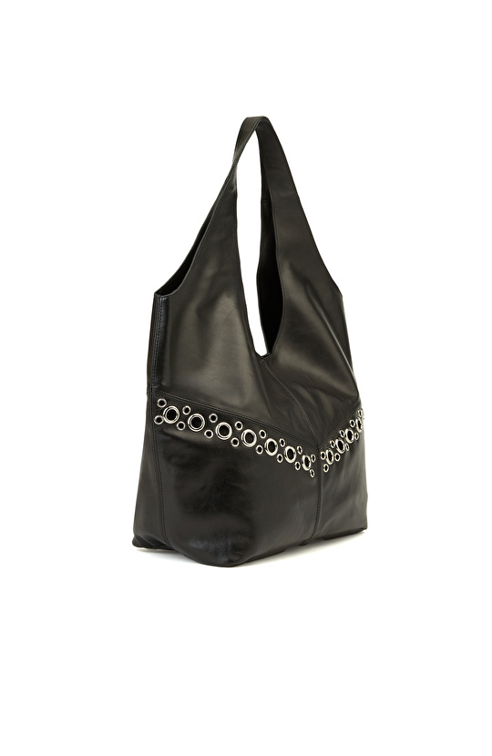 Siyah Kadın Deri Çanta