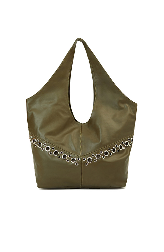 Haki Kadın Deri Çanta Haki Kadın Deri Çanta