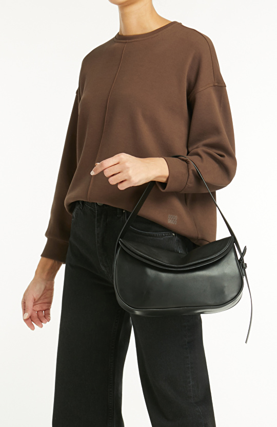 Siyah Kadın Deri Çanta