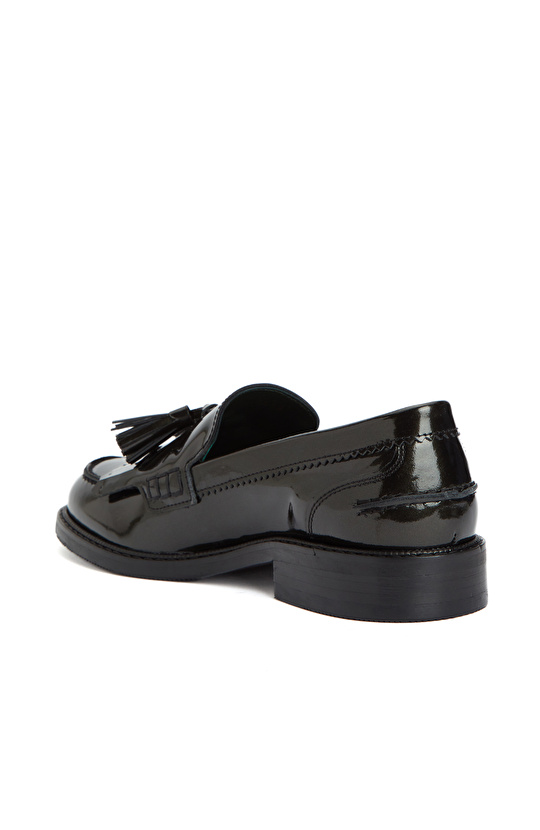 George Hogg for NetWork Haki Kadın Deri Loafer