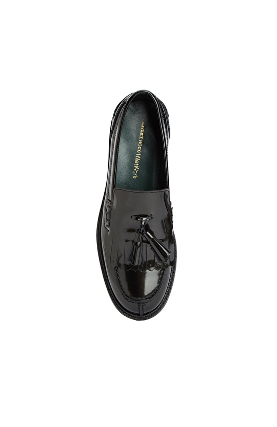 George Hogg for NetWork Haki Kadın Deri Loafer