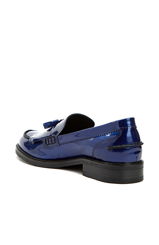 George Hogg for NetWork Lacivert Kadın Deri Loafer