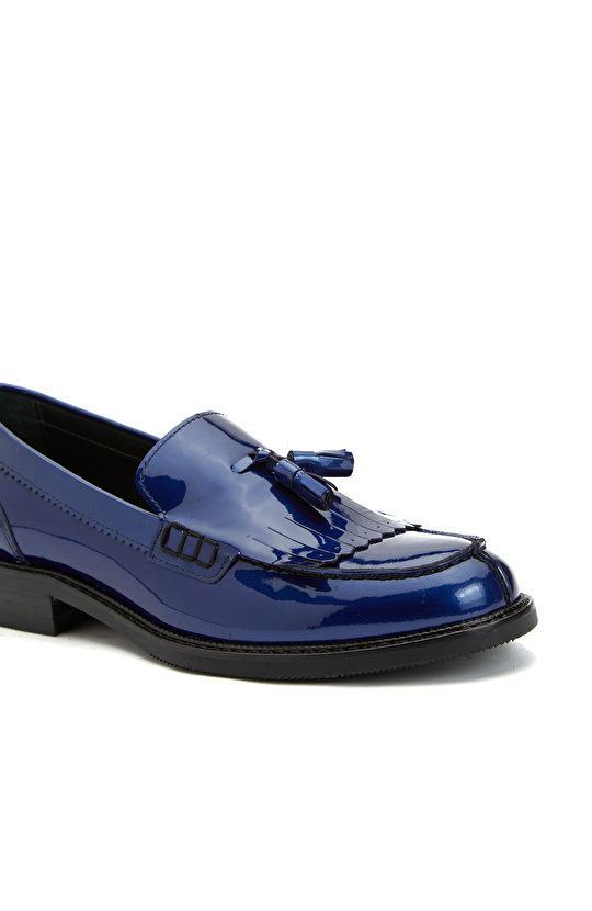 George Hogg for NetWork Lacivert Kadın Deri Loafer