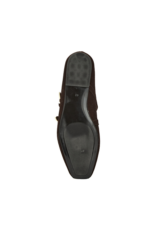 Acı Kahve Kadın Süet Babet