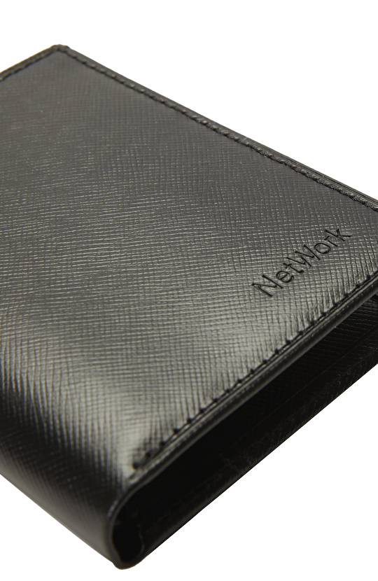 Siyah Erkek Deri Kartlık