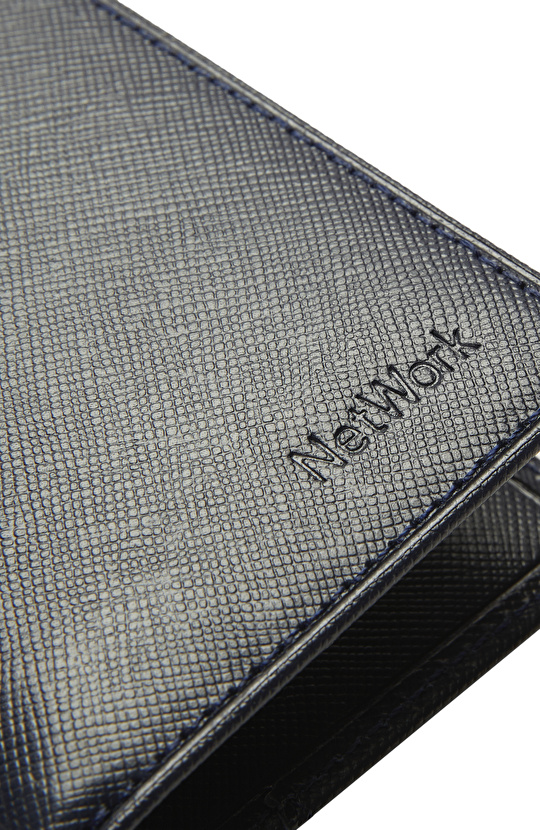 Lacivert Erkek Deri Kartlık