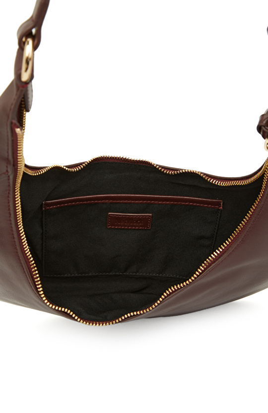 Bordo Kadın Deri Çanta