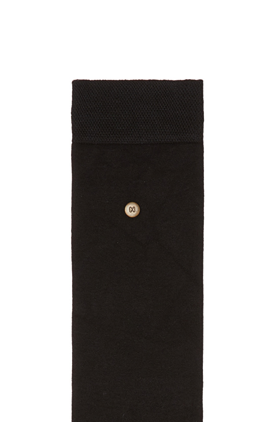 Siyah Erkek Ekstra Uzun Soket Çorap