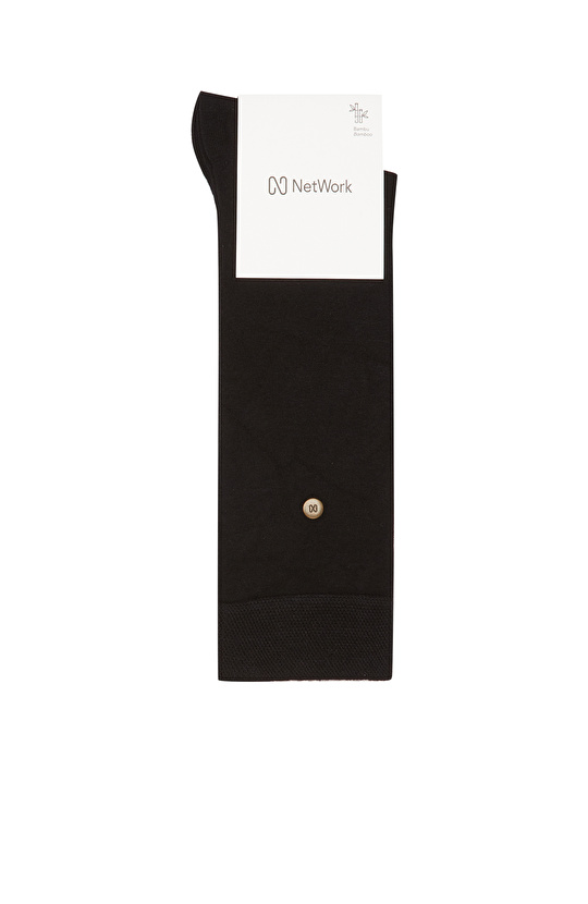 Siyah Erkek Ekstra Uzun Soket Çorap