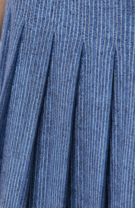 Indigo Simli Triko Etek