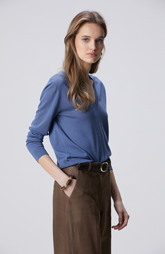 Mavi Limited İpek Karışımlı Kazak