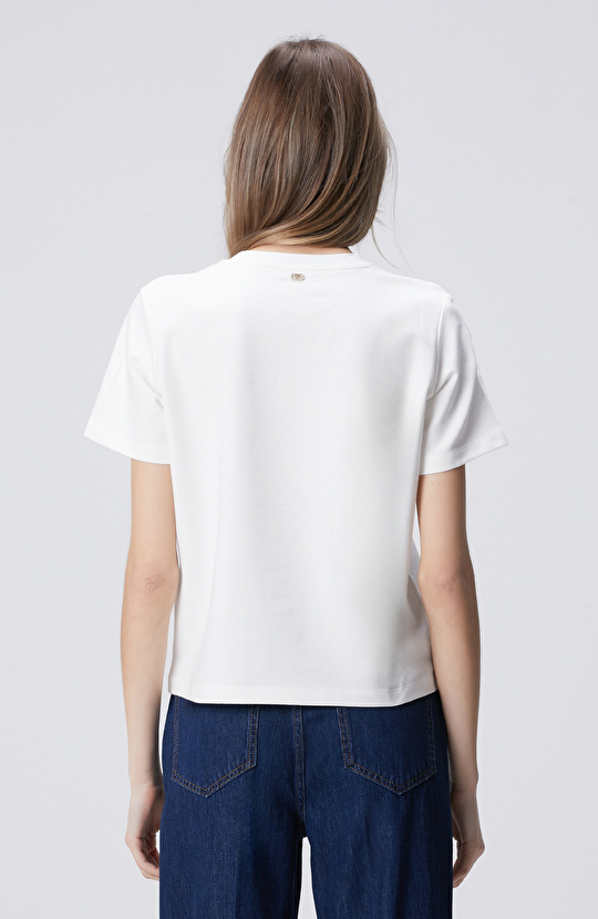Beyaz Basic T-shirt