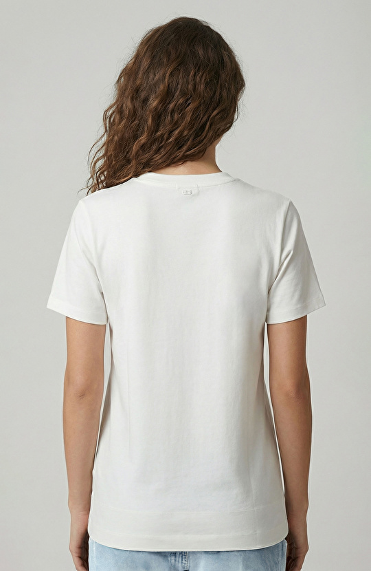 Beyaz Basic T-shirt