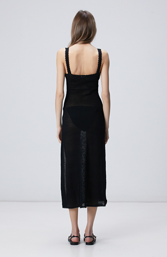 Black Knitwear Dress