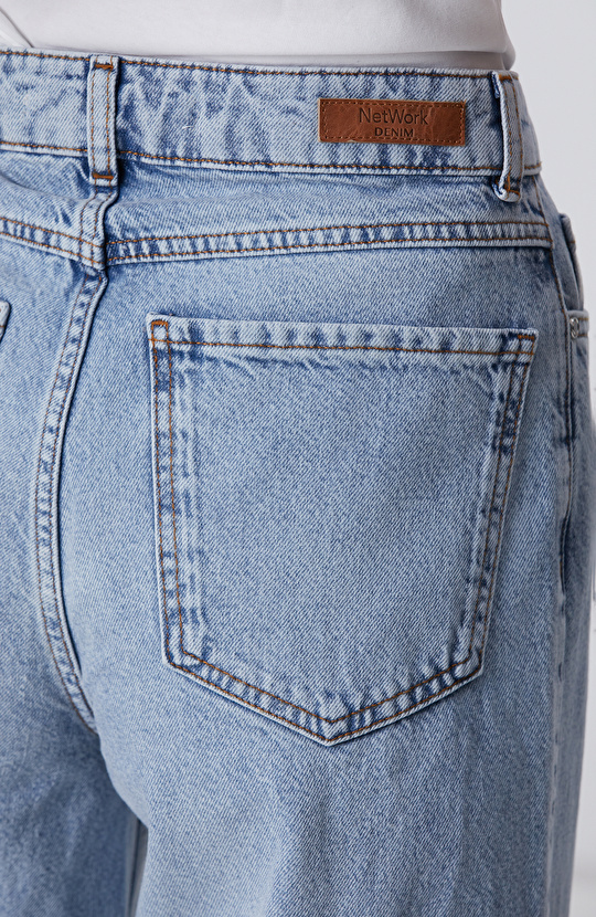 Mavi Wide Leg Denim Pantolon