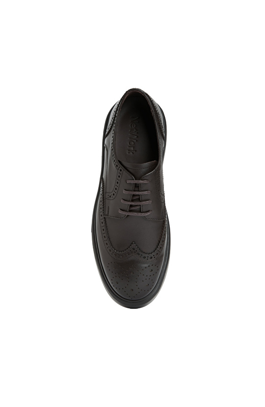 Kahverengi Erkek Deri Ayakkabı