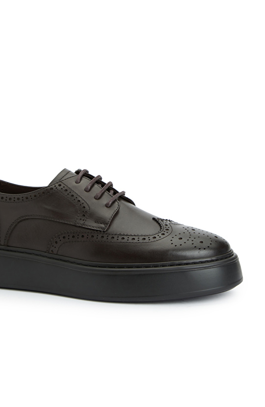 Kahverengi Erkek Deri Ayakkabı