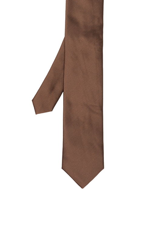 Kahverengi Çizgili Kravat
