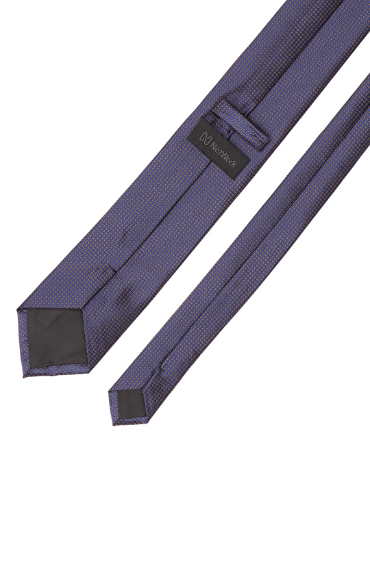 Lacivert Desenli Kravat