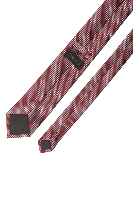 Bordo Desenli Kravat