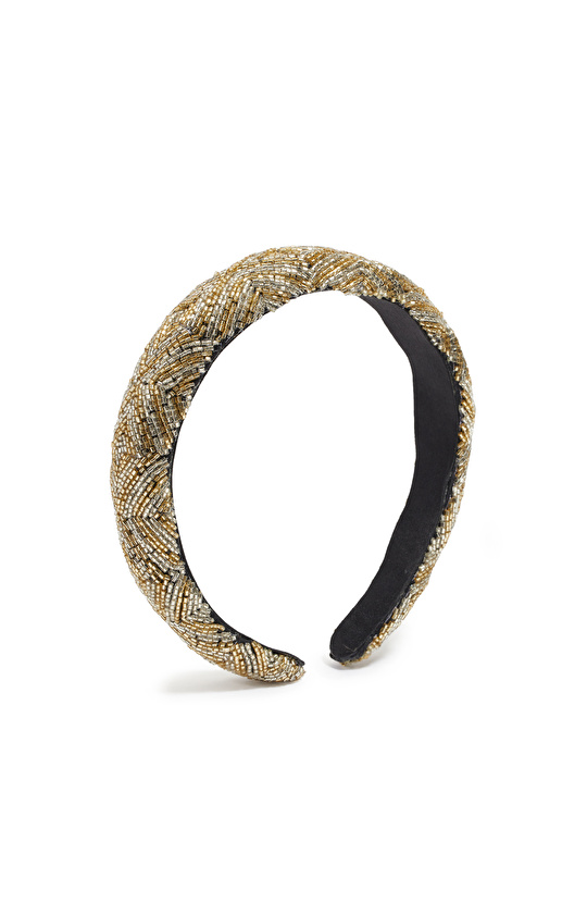 Gold Silver Taşlı Kadın Taç