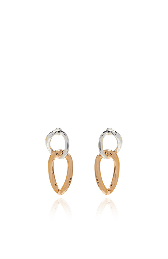 Silver Gold Kadın Mix Küpe