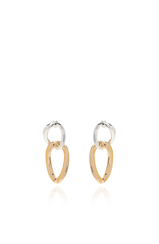 Silver Gold Kadın Mix Küpe