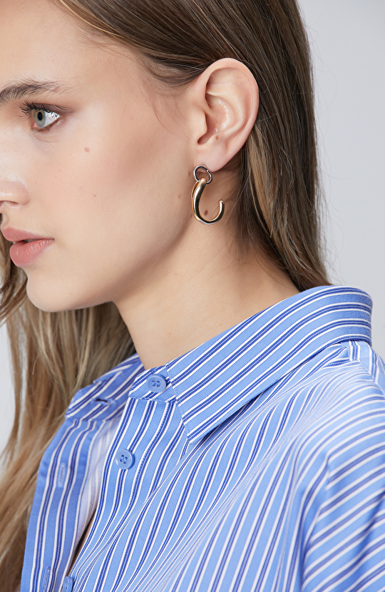 Silver Gold Kadın Mix Küpe