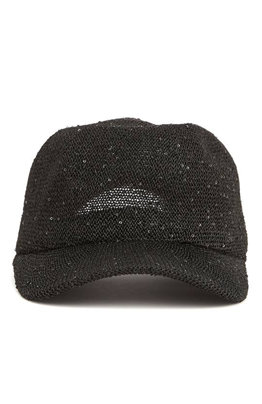 Siyah Kadın Cap Şapka