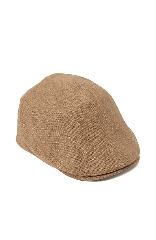 Bej Erkek Kasket Şapka