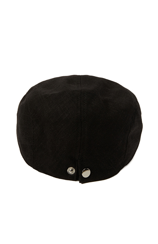 Siyah Erkek Kasket Şapka